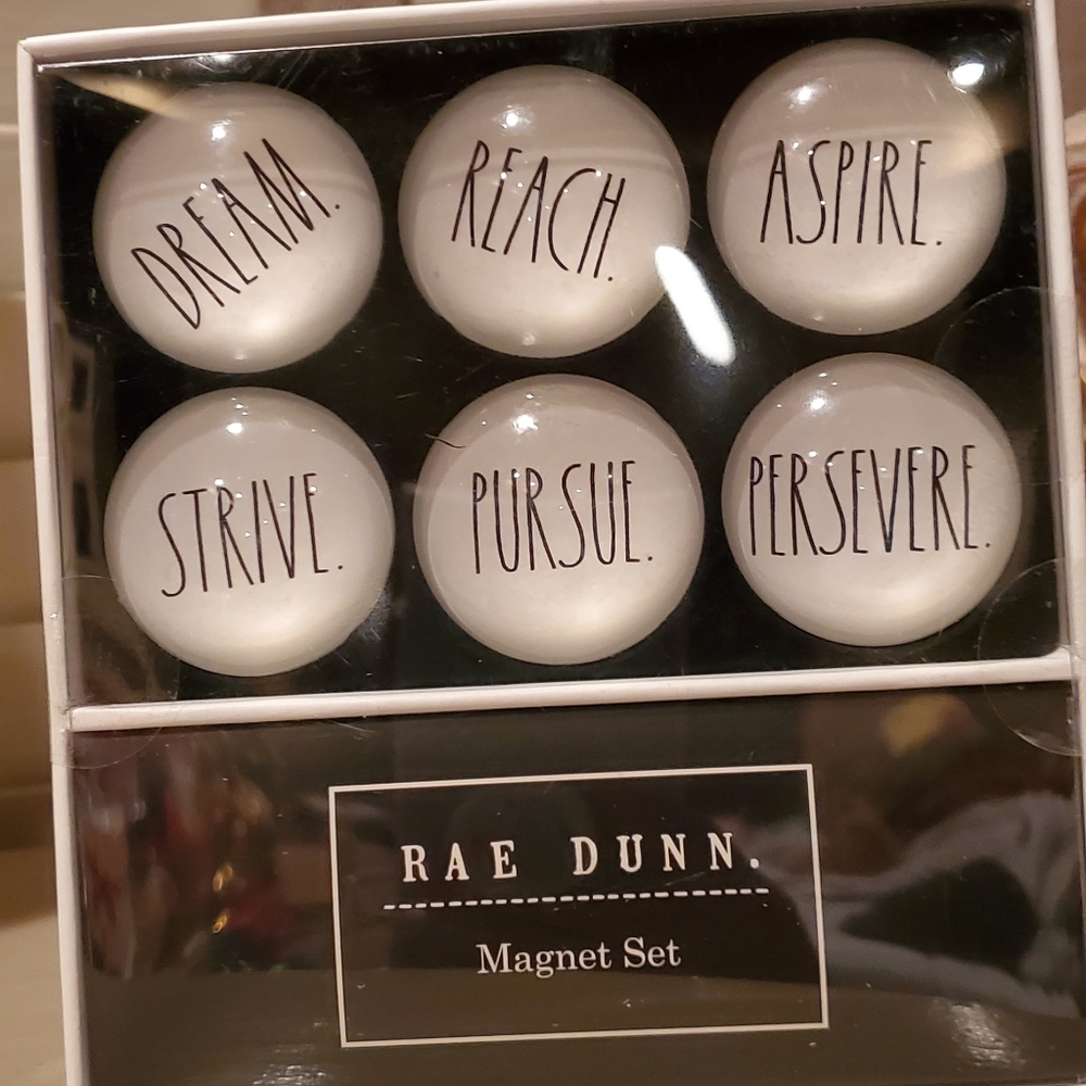 Rae Dunn Magnets Aspire Dream Strive